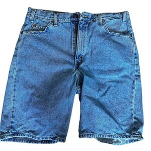 Levi’s 550 Relaxed Fit Blue Denim Jean Shorts Mens Size 36